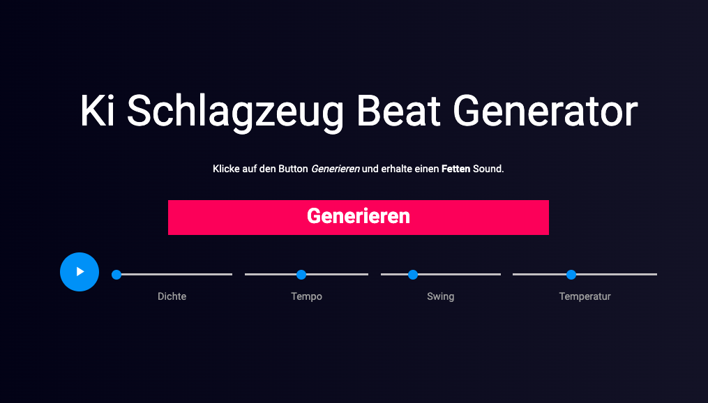 Symbolbild für KI Schlagzeug