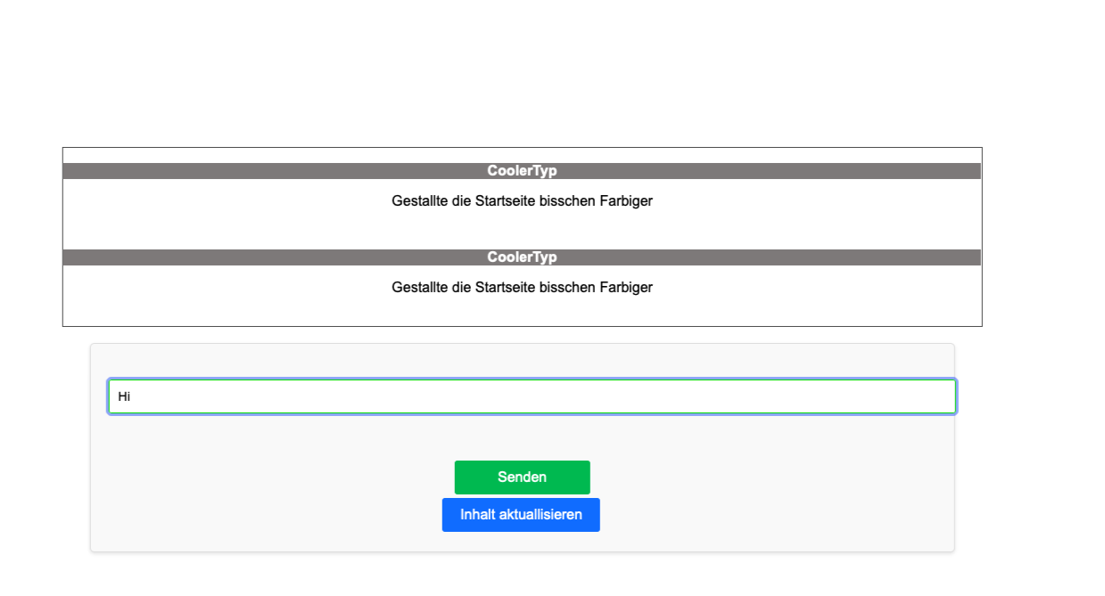 Screenshot des Forums